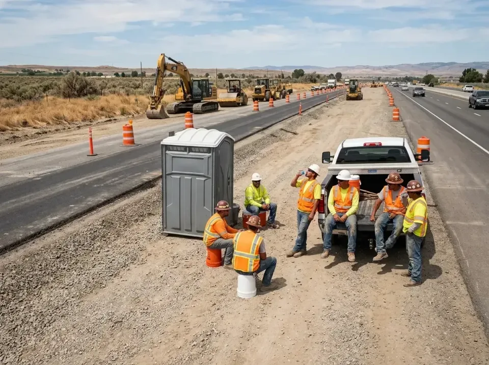 highway-road-construction-crew-007 — frequently asked questions, Porta Potty and Restroom Rentals in Oxoboxo River, CT